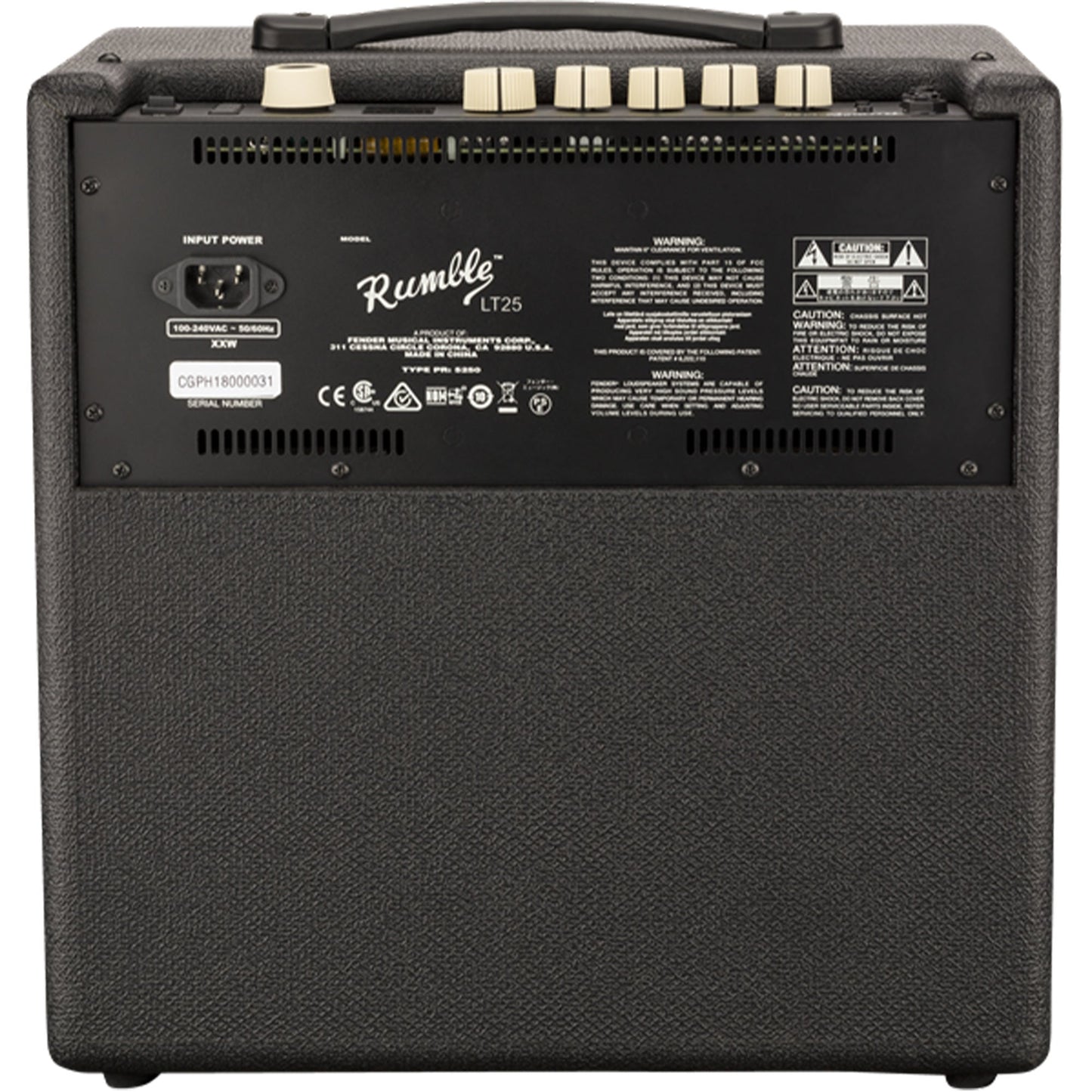 Fender Rumble LT25 Bass Combo Amplifier