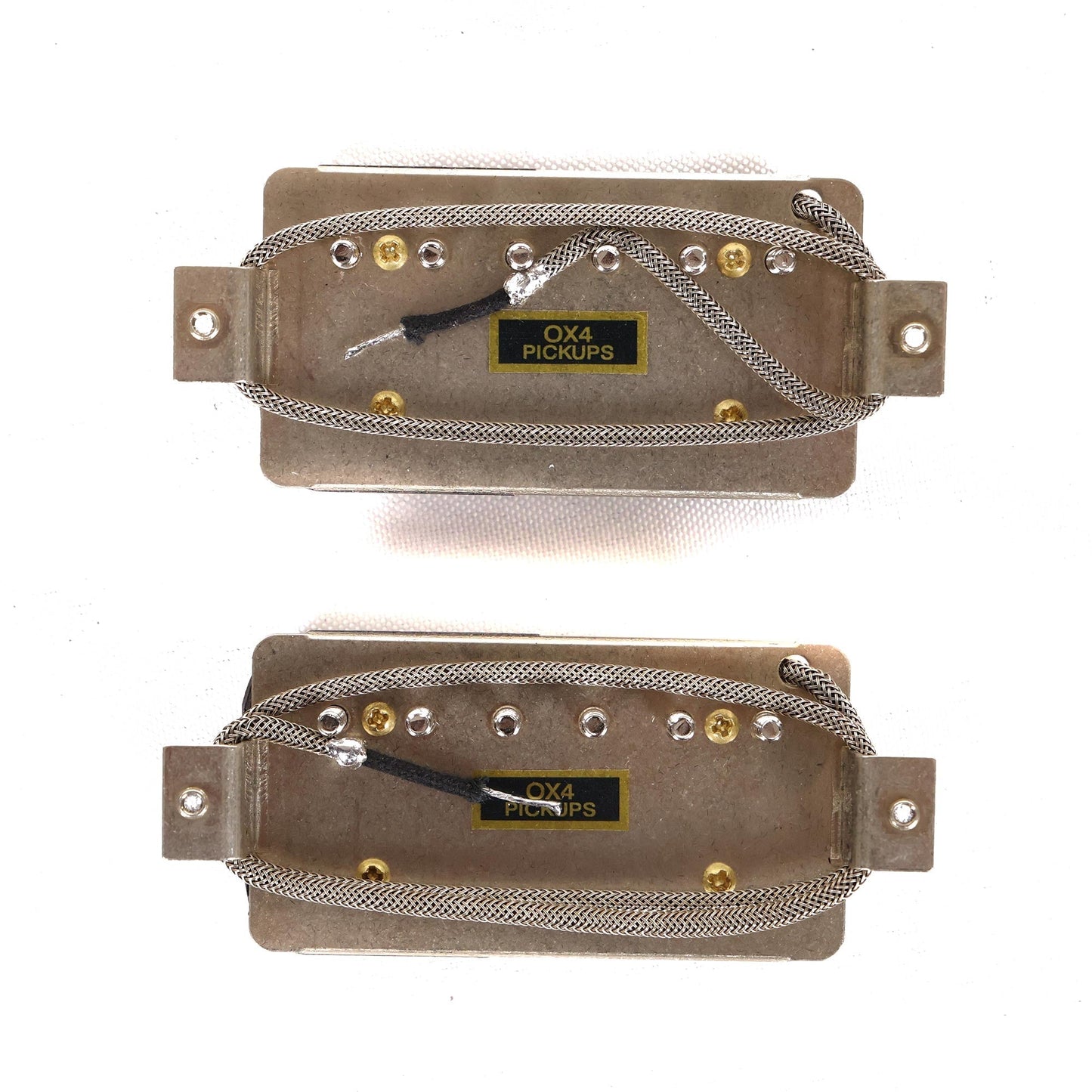 OX4 Rollin' Man Peter Green Humbucker Pickup Set Aged White
