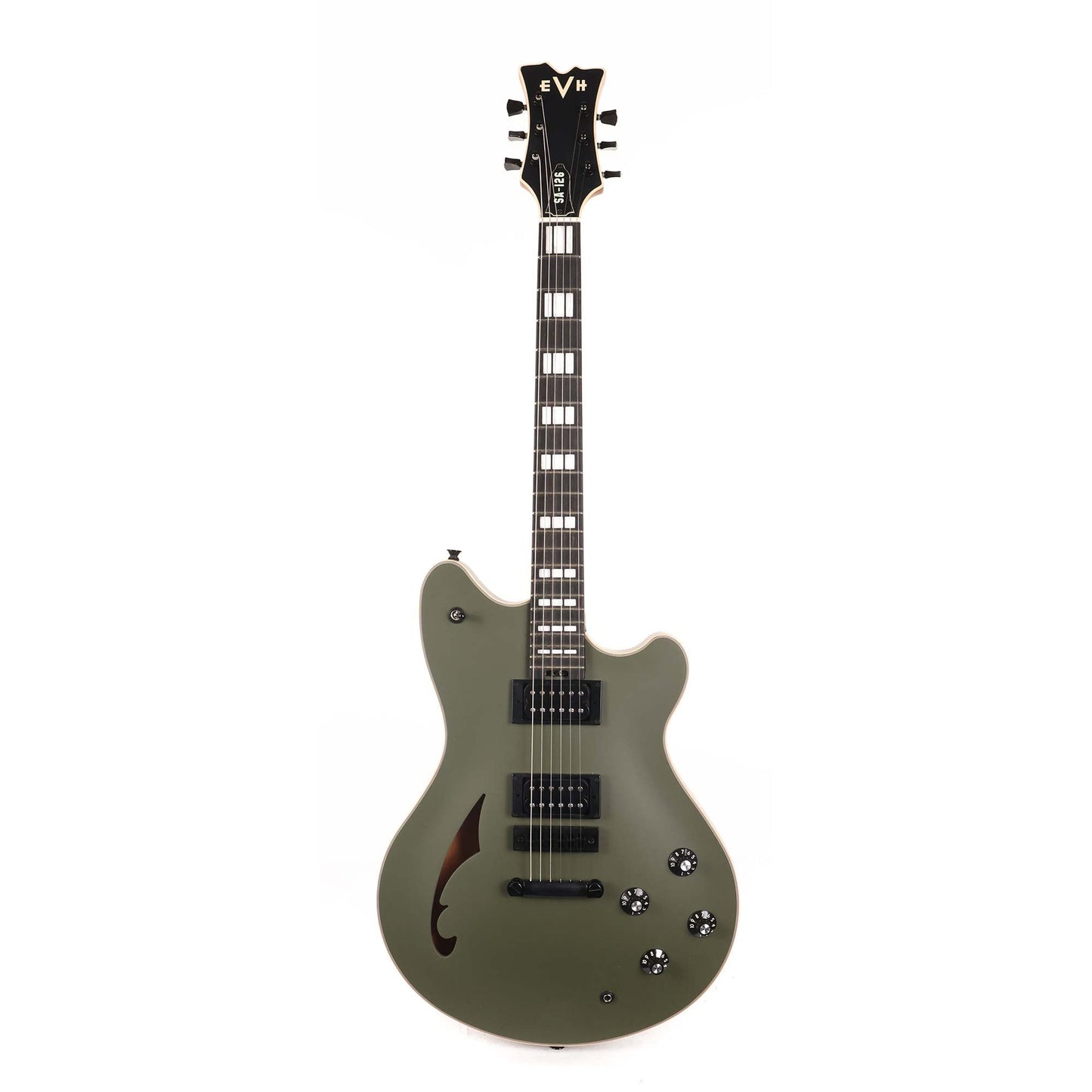 EVH SA126 Special Guitar Solid Matte Army Drab Black Ebony