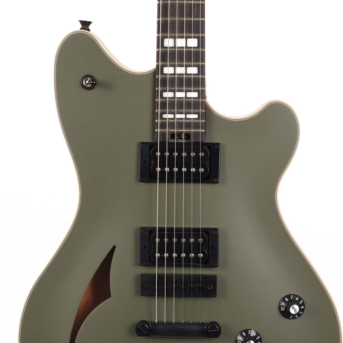 EVH SA126 Special Guitar Solid Matte Army Drab Black Ebony