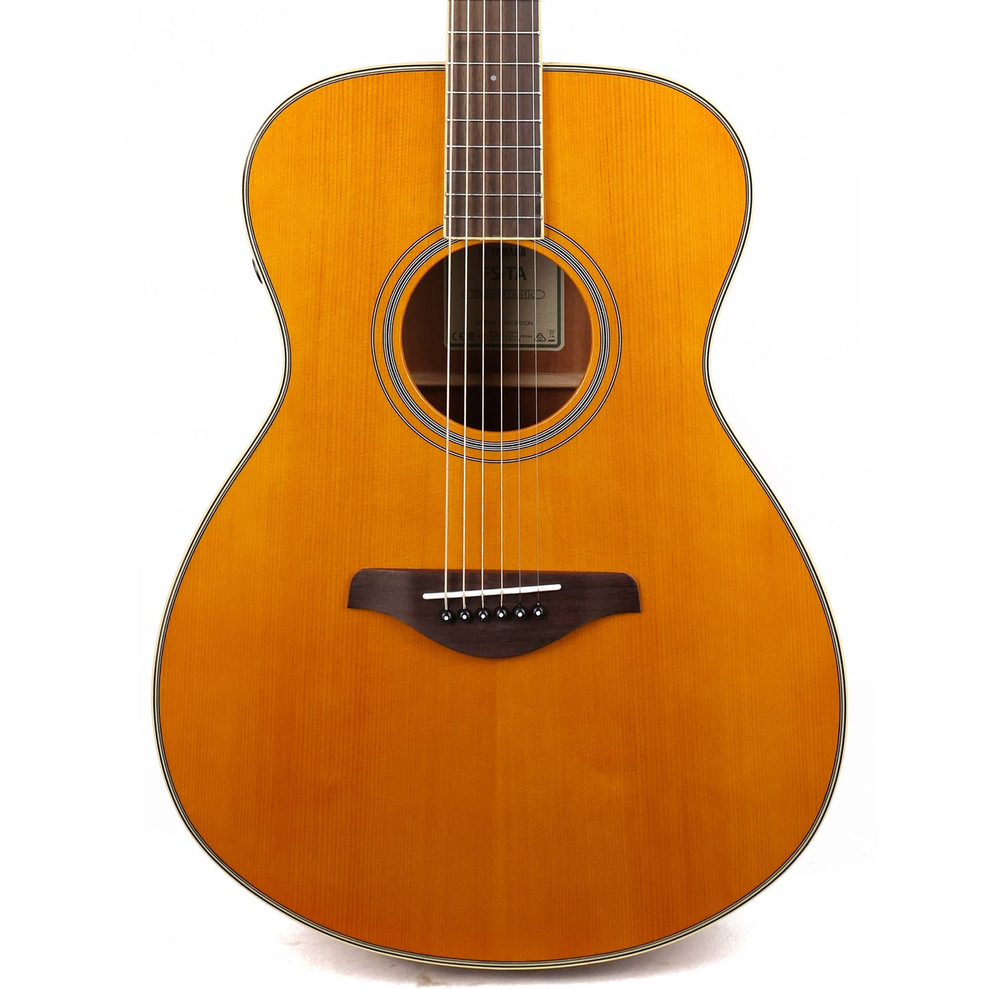 Yamaha FS-TA Transacoustic Vintage Tint Acoustic Guitar