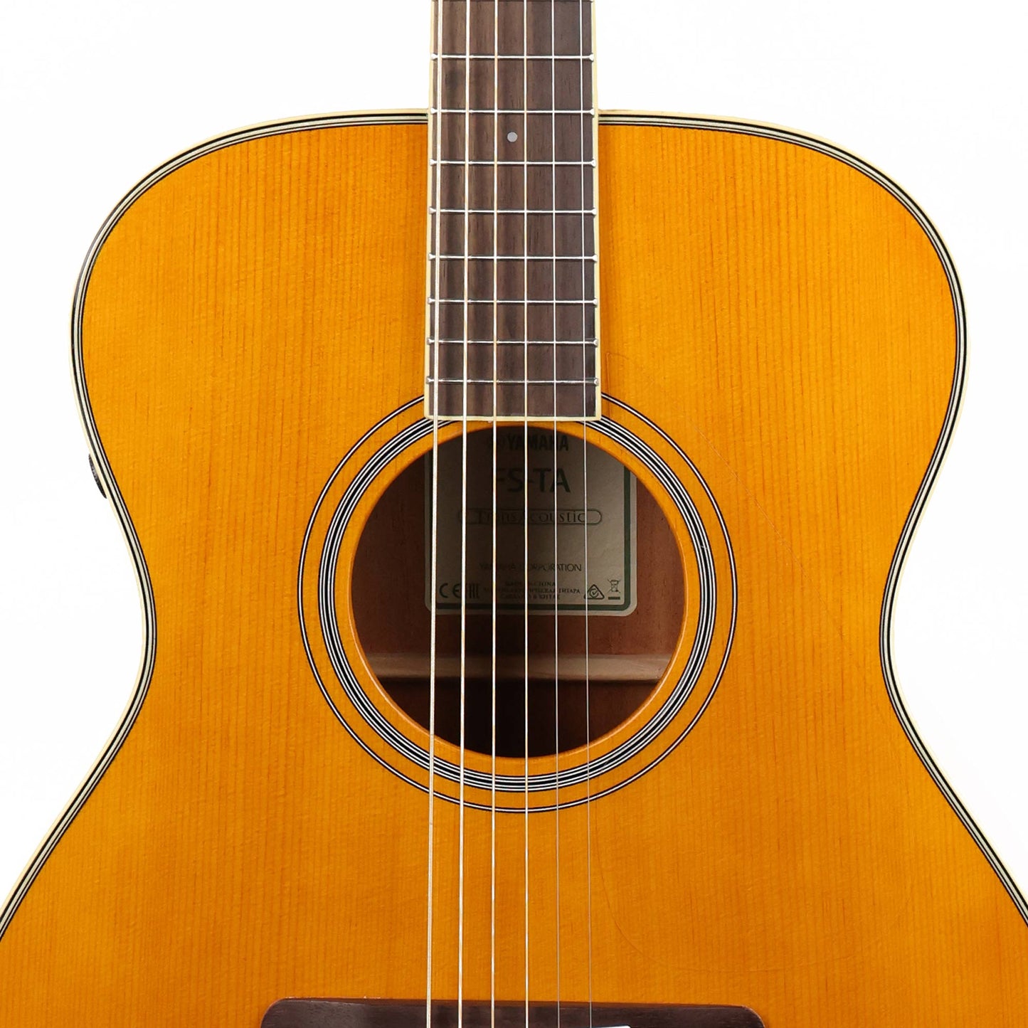 Yamaha FS-TA Transacoustic Vintage Tint Acoustic Guitar