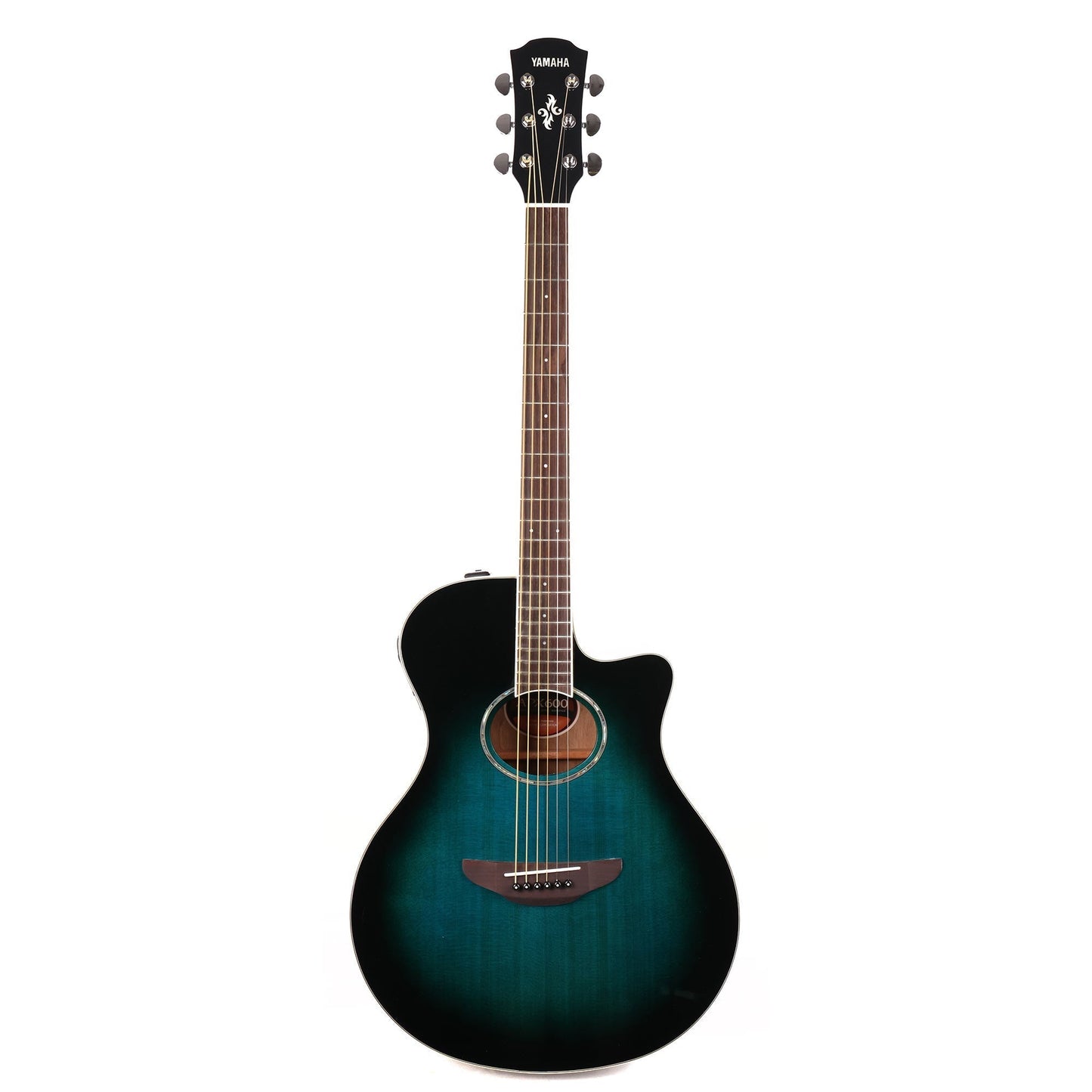 Yamaha APX600 Acoustic Electric Guitar Oriental Blue Burst