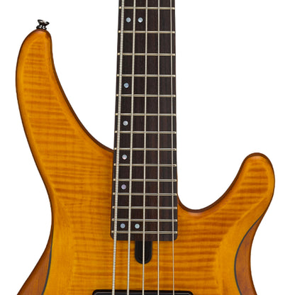 Yamaha TRBX605FM 5-String Electric Bass Guitar Matte Amber