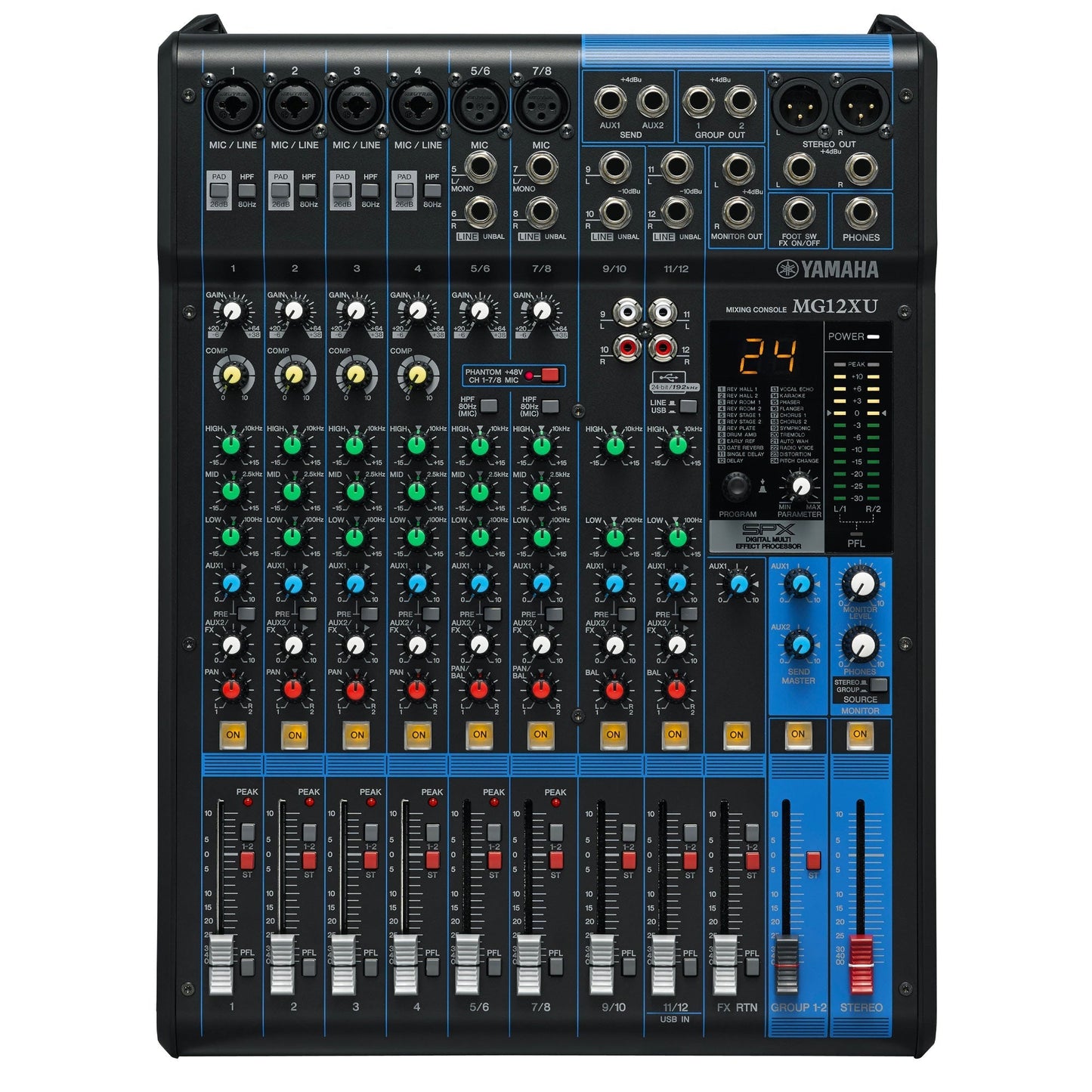 Yamaha MG Series MG12XU 12-Input Stereo Mixer