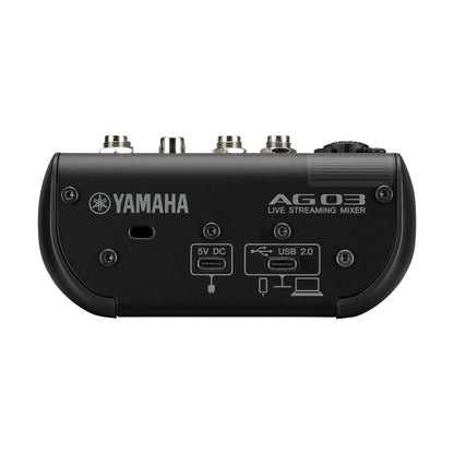 Yamaha AG03MK2 3-Channel Mixer USB Interface Black