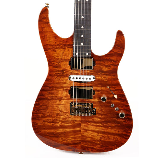 Tom Anderson Angel Koa Top Honey Shaded Edge