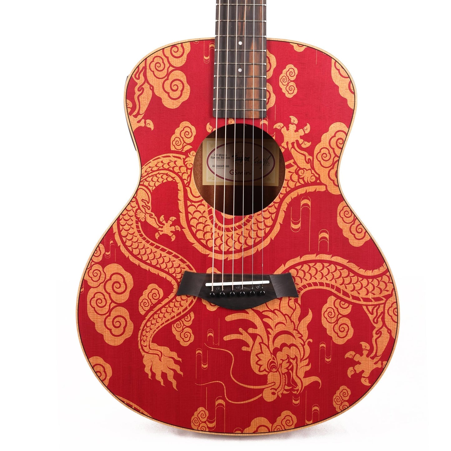 Taylor GS Mini-e Special Edition Prototype Acoustic-Electric Guitar Red Dragon