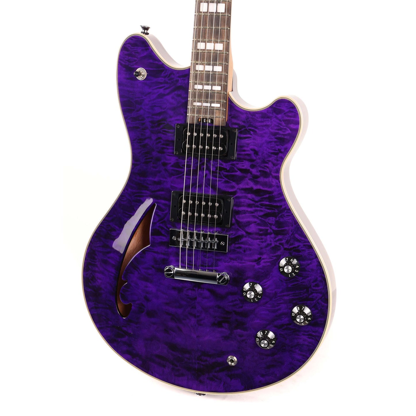 EVH SA-126 Special QM Wolfgang Van Halen Signature Trans Purple